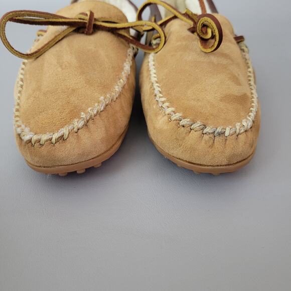 Allen Edmonds Shearling Boat Shoes Slippers Mens Size 10 - Picture 5 of 9